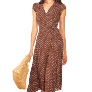 Reformation Carina Wrap Dress